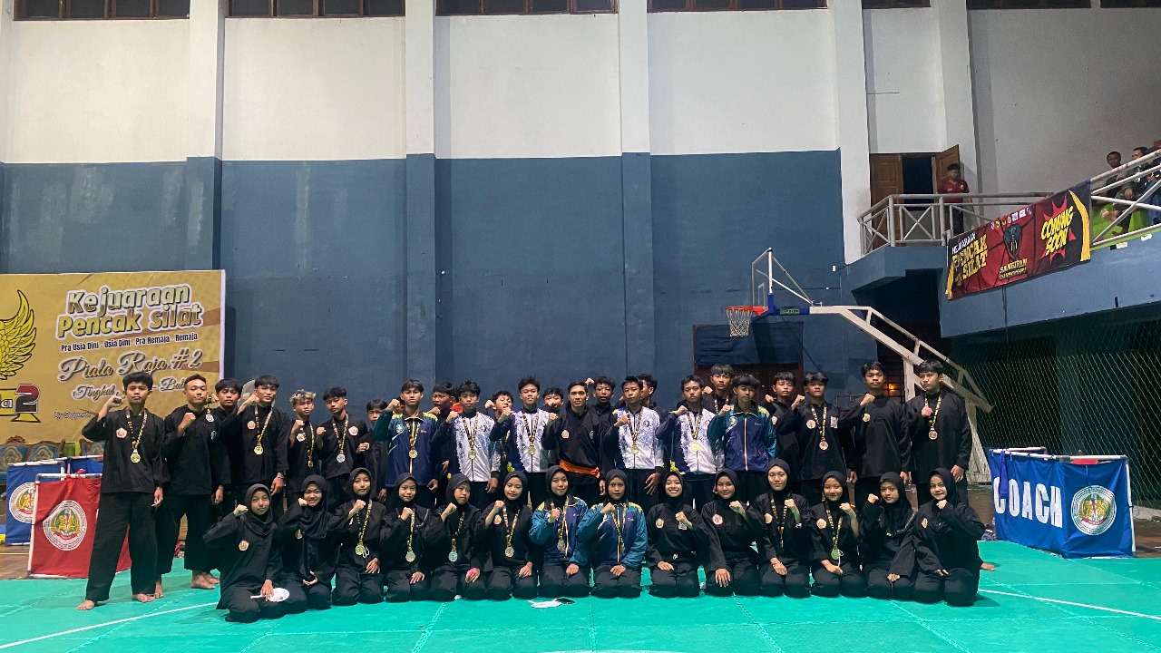Borong 18 Medali, MTsN 9 Bantul Juara Umum I Kejuaraan Pencak Silat Se-Jawa-Bali Piala Raja #2 Tahun 2024